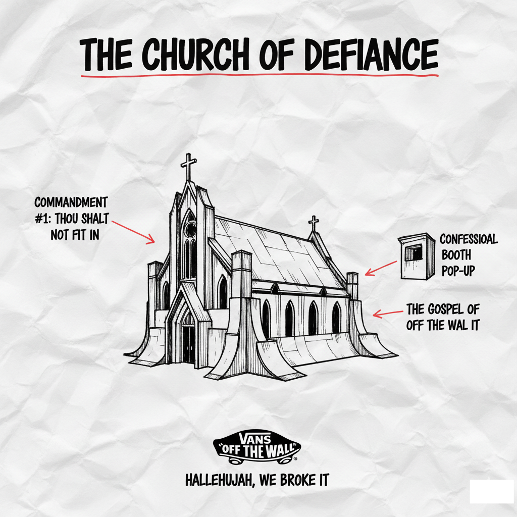THE CHURCH OF DEFIANCE concept visual