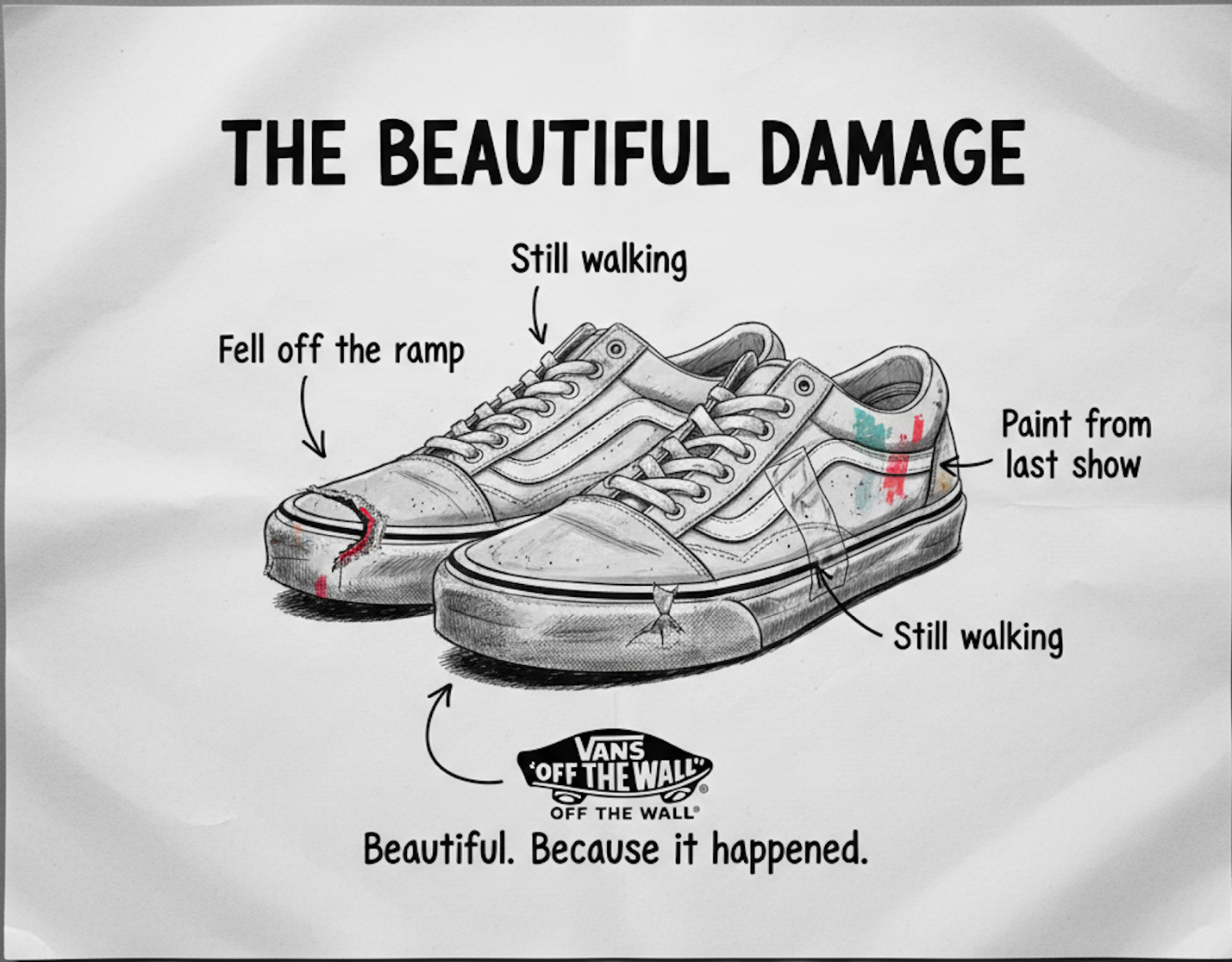 THE BEAUTIFUL DAMAGE concept visual